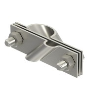 OBO BETTERMANN КЛЕМА,СВЪРЗВАЩА СКОБА ШИНА 40Х4-ПРЪТ Ф20mm-ПРОВОДНИК Ф8 V2A 5001617