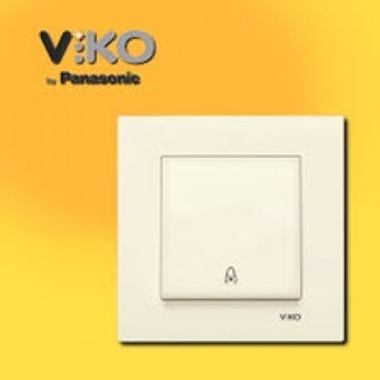VIKO KARRE VIKO KARRE Buton cu simbol clopot crem