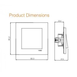 VIKO KARRE ВИКО КАРЕ РОЗЕТКА КОМПЮТЪР RJ45 CAT 5E БЯЛ