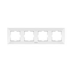 PANASONIC ARKEDIA  FRAME 4 GANG HORIZONTAL WHITE WNTF0804-2WH