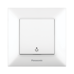 PANASONIC ARKEDIA WHITE One-way Push Button, Complete