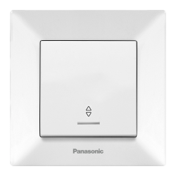PANASONIC ARKEDIA КЛЮЧ ДЕВИАТОР СХ.6 БЯЛ СВЕТЕЩ