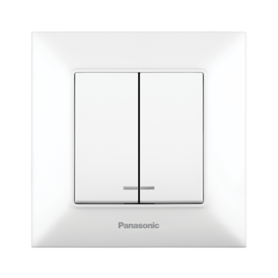 PANASONIC ARKEDIA ALB COMUTATOR 2 GANGE CU LUMINA