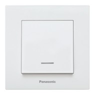 PANASONIC KARRE PLUS WHITE ONE WAY ILLUMINATED SWITCH