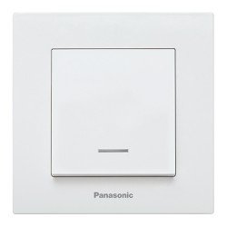 PANASONIC KARRE PLUS  ALB CU LUMINA Intrerupator Ingropat