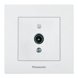 PANASONIC KARRE PLUS WHITE TV SOCKET Through-pass