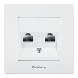 PANASONIC KARRE PLUS  ALB DUBLA PRISA RJ45 Cat 5e