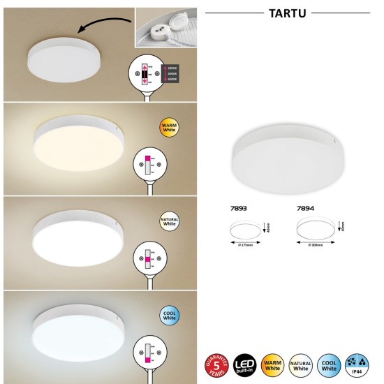 RABALUX LED ВЪНШЕН ПЛАФОН TARTU 7894