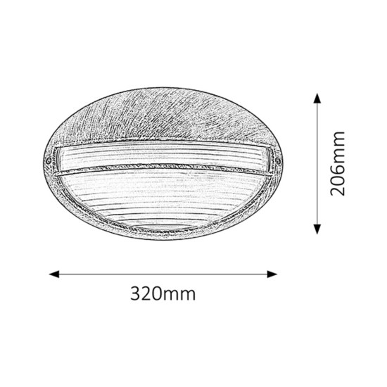RABALUX FACADE WALL LIGHT HEKTOR 8496