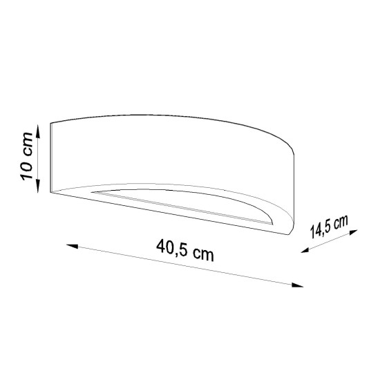SOLLUX WALL LAMP ATENA WHITE SL.0001