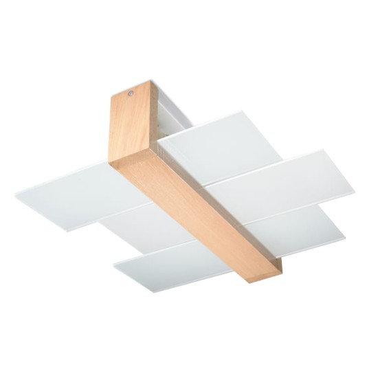 SOLLUX LAMPA DE TAVAN FENIKS 2 SL.0076 NATURAL LEMN