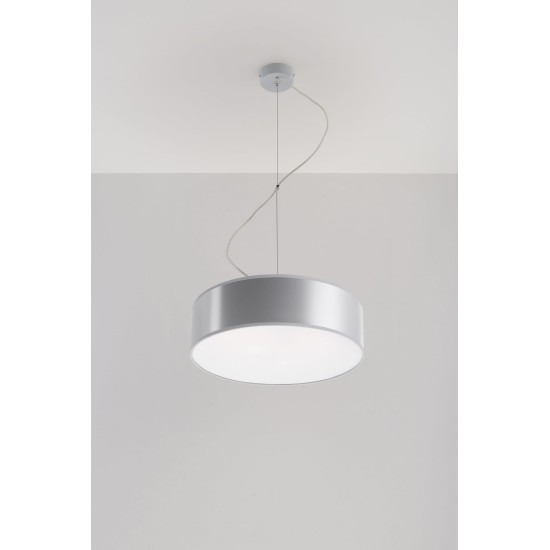 SOLLUX PENDUL ARENA 45 GRI E27 2x60W IP20 SL.0119