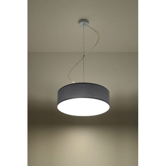 SOLLUX PENDUL ARENA 45 GRI E27 2x60W IP20 SL.0119