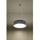 SOLLUX PENDUL ARENA 45 GRI E27 2x60W IP20 SL.0119
