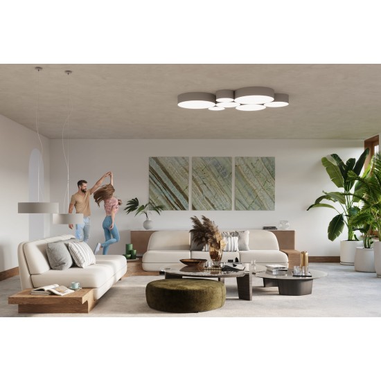 SOLLUX PENDUL ARENA 45 GRI E27 2x60W IP20 SL.0119