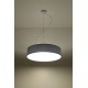 SOLLUX PENDUL ARENA 45 GRI E27 2x60W IP20 SL.0119