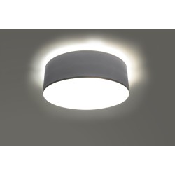 SOLLUX ПЛАФОН ARENA СИВ E27 1x60W IP20 SL.0128