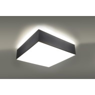 SOLLUX CEILING LIGHT HORUS 35 GREY E27 2x60W IP20 SL.0137