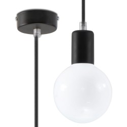 SOLLUX ПЕНДЕЛ EDISON КАБЕЛ ТЕКСТИЛ E27 1x60W IP20 SL.0152