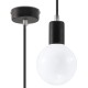 SOLLUX PENDUL EDISON E27 1x60W IP20 SL.0152 NEGRU