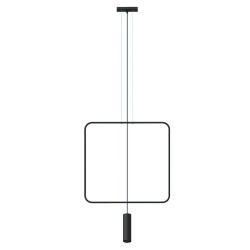 SOLLUX PENDANT RANA 1 BLACK GU10 1x40W IP20 TH.018CZ 