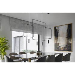SOLLUX PENDANT RANA 1 BLACK GU10 1x40W IP20 TH.018CZ 