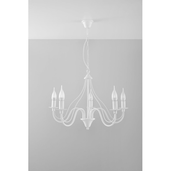 SOLLUX CHANDELIER MINERWA 5 WHITE SL.0214