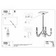 SOLLUX CHANDELIER MINERWA 5 WHITE SL.0214