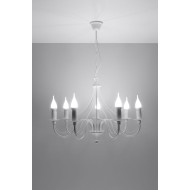 SOLLUX CHANDELIER MINERWA 7 WHITE SL.0215