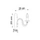 SOLLUX WALL LAMP MINERWA WHITE SL.0216