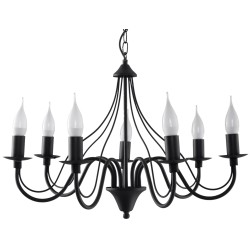 SOLLUX CANDELABRU MINERWA 7 NEGRU SL.0219