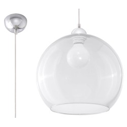 SOLLUX PENDUL  BALL TRANSPARENT  E27 1x60W IP20 SL.0248