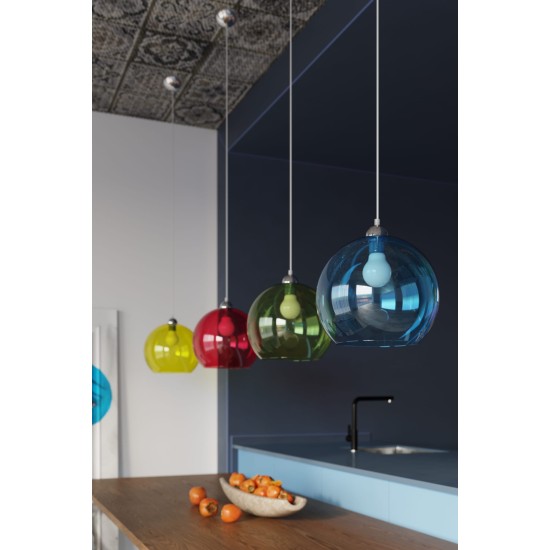 SOLLUX PENDUL  BALL GALBEN E27 1x60W IP20 SL.0252