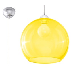 SOLLUX PENDUL  BALL GALBEN E27 1x60W IP20 SL.0252