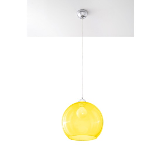 SOLLUX PENDUL  BALL GALBEN E27 1x60W IP20 SL.0252