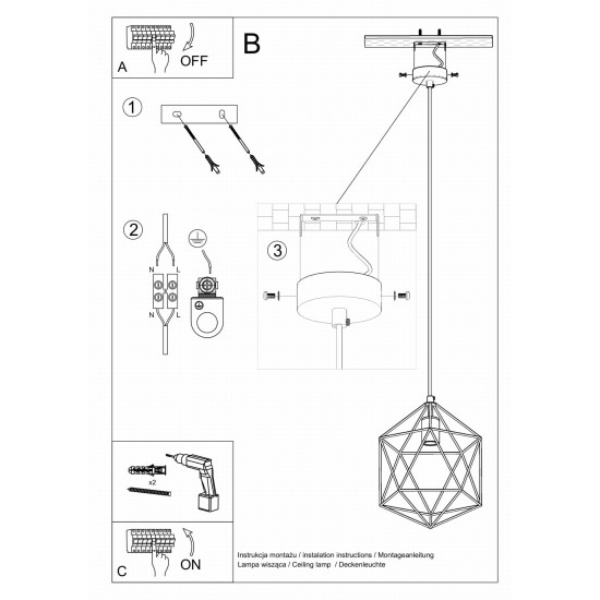 SOLLUX PENDUL GASPARE SL.0290