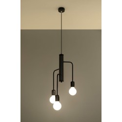 SOLLUX ПОЛИЛЕЙ DUOMO 3M ЧЕРЕН E27 3x60W IP20 SL.0302