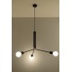 SOLLUX CHANDELIER DUOMO 3D BLACK E27 3x60W IP20 SL.0303