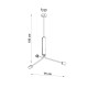 SOLLUX CHANDELIER DUOMO 3D BLACK E27 3x60W IP20 SL.0303