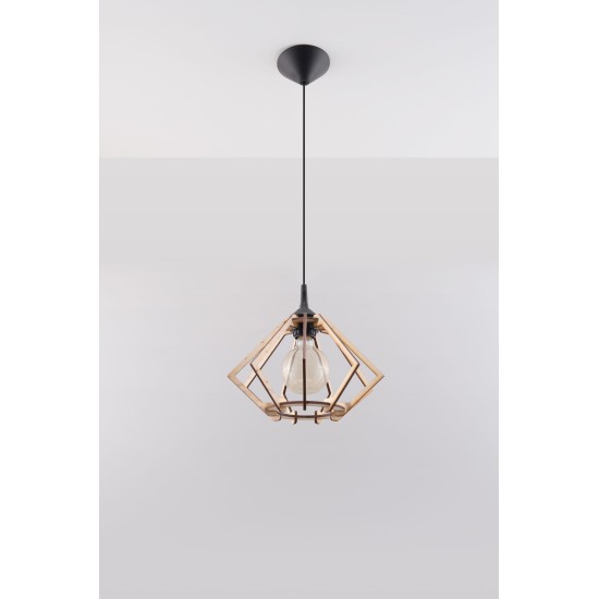 SOLLUX PENDANT WOOD POMPELMO SL.0393