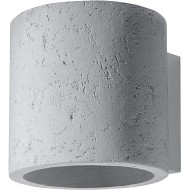 SOLLUX ROUND WALL LAMP ORBIS PERSIAN INDIGO SL.0486 GREY 8W