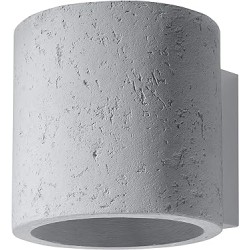 SOLLUX ROUND WALL LAMP ORBIS PERSIAN INDIGO SL.0486 GREY 8W