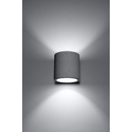 SOLLUX ROUND WALL LAMP ORBIS PERSIAN INDIGO SL.0486 GREY 8W
