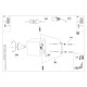 SOLLUX SQUARE CEILING SPOT QUAD PEACH PUFF SL.0493