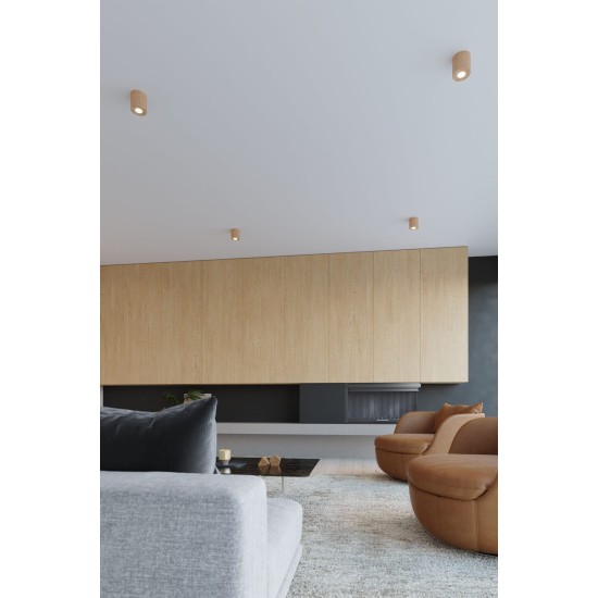 SOLLUX CEILING LIGHT, SPOT ORBIS PEACH PUFF SL.0492