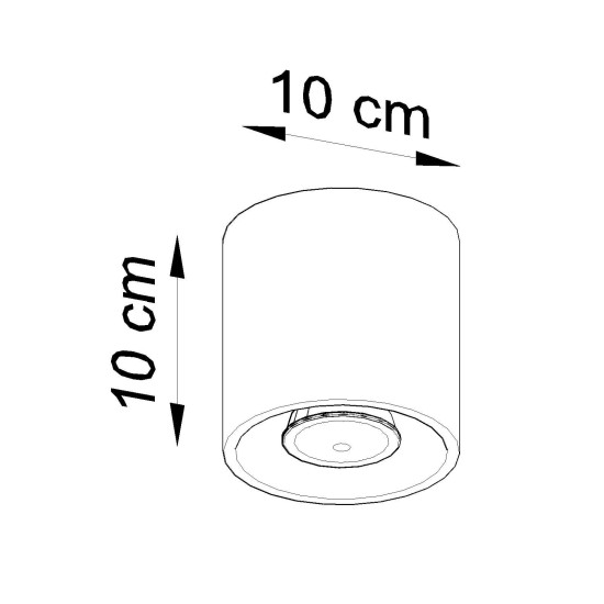 SOLLUX SPOT ROTUNDA DE TAVAN ORBIS 1 SL.0568