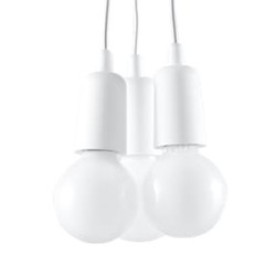 SOLLUX PENDANT LAMP DIEGO 3 WHITE E27 3x60W IP20 SL.0570