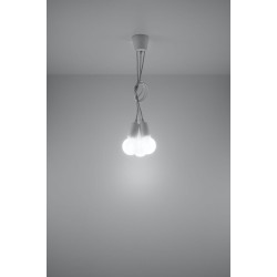 SOLLUX PENDANT LAMP DIEGO 3 WHITE E27 3x60W IP20 SL.0570