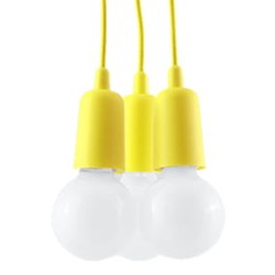 SOLLUX PENDANT LAMP DIEGO 3 YELLOW E27 3x60W IP20 SL.0579