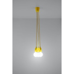 SOLLUX PENDANT LAMP DIEGO 3 YELLOW E27 3x60W IP20 SL.0579